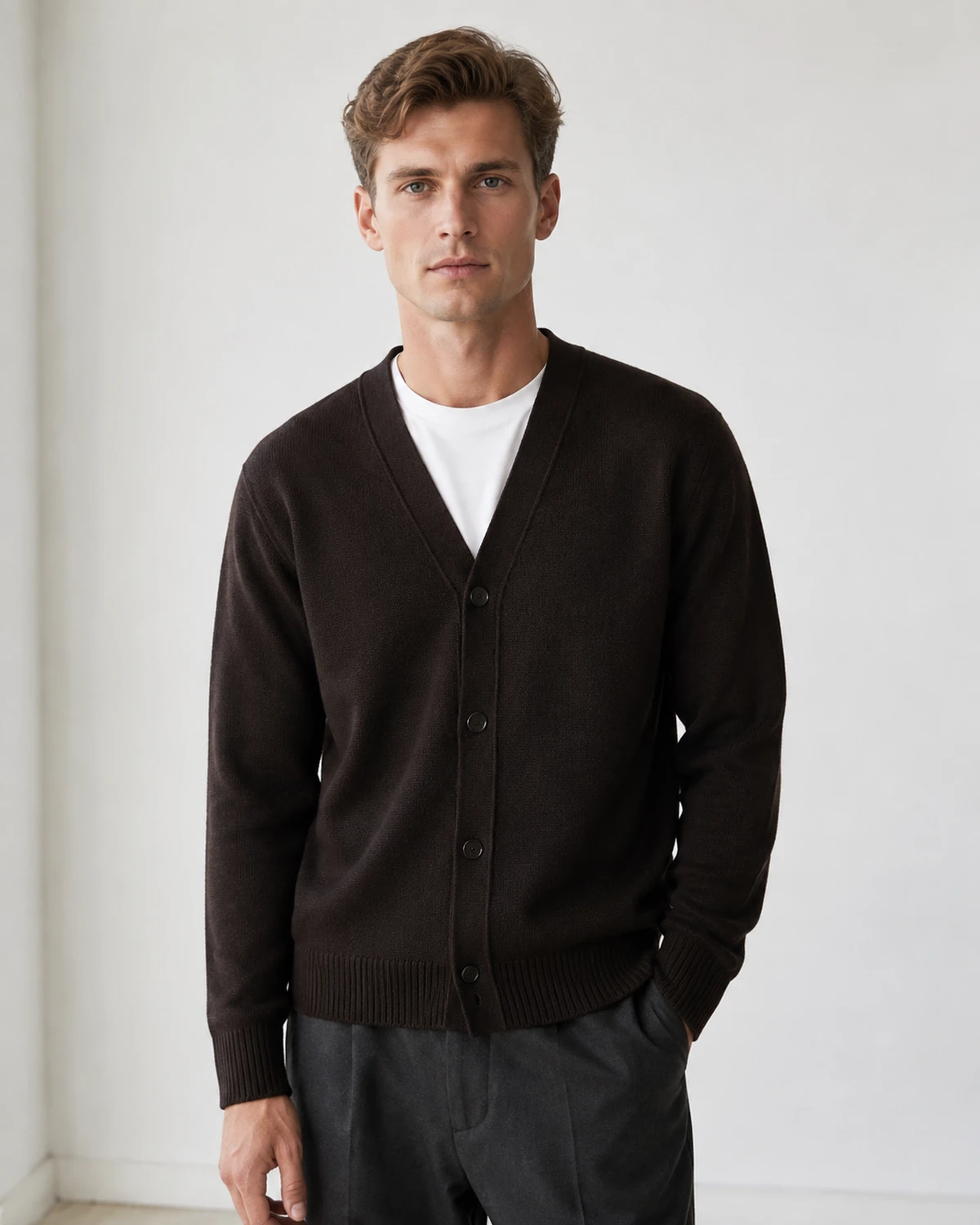 Fine-Gauge Cardigan