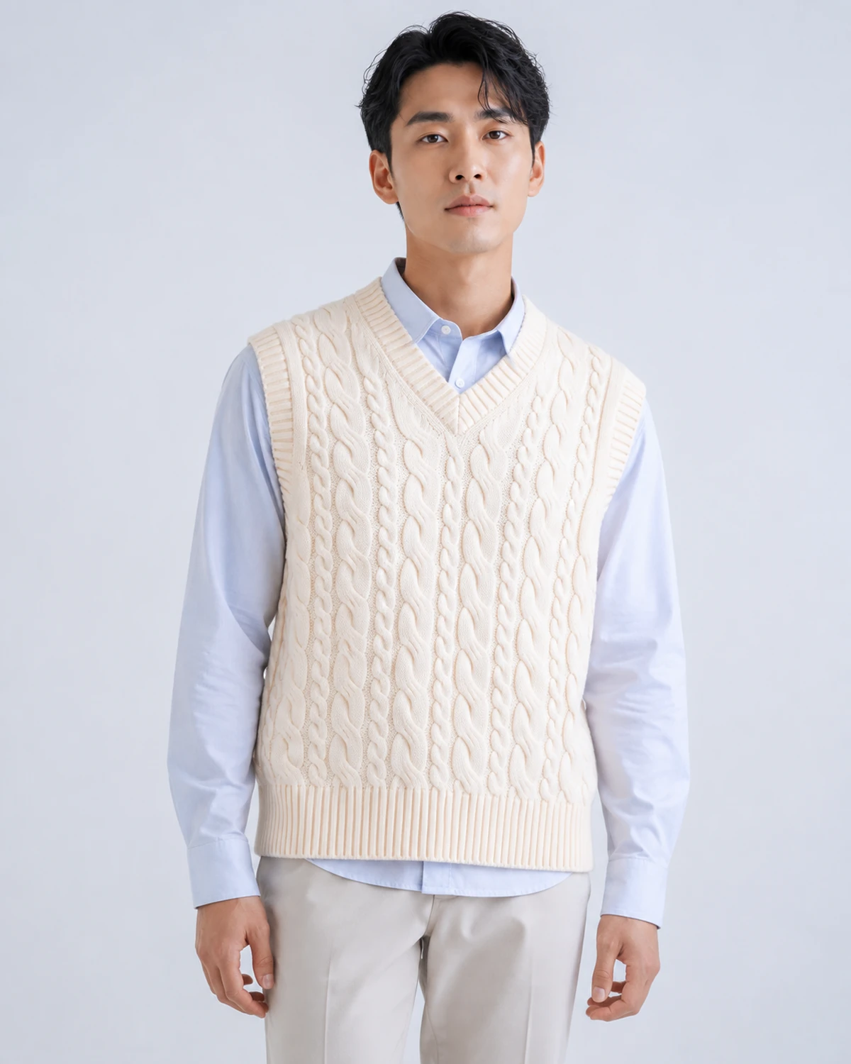 Cable Sweater Vest