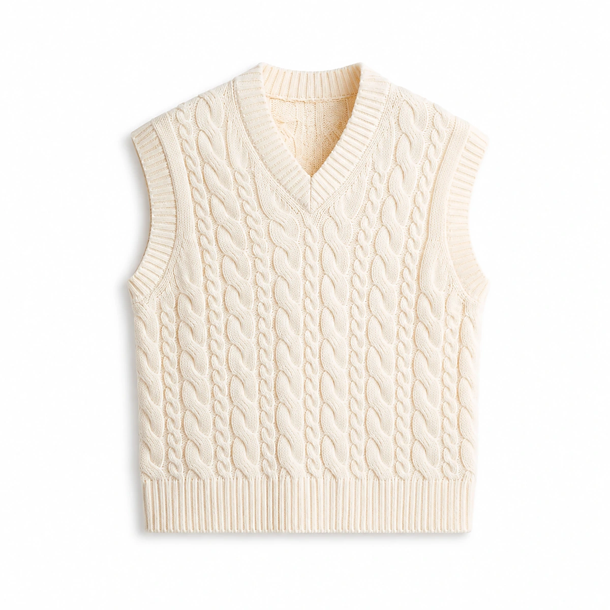 Cable Sweater Vest