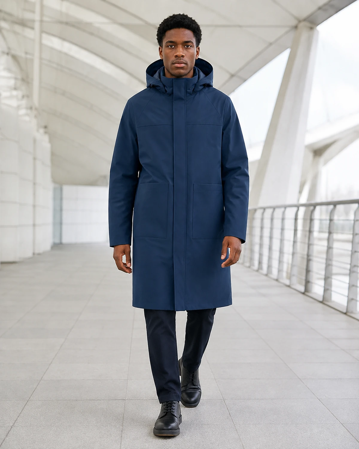 Long Hooded Coat