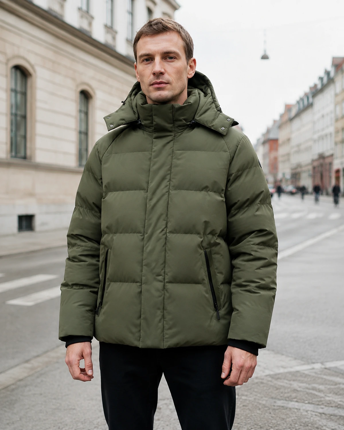 Quilted Hooded Jacket