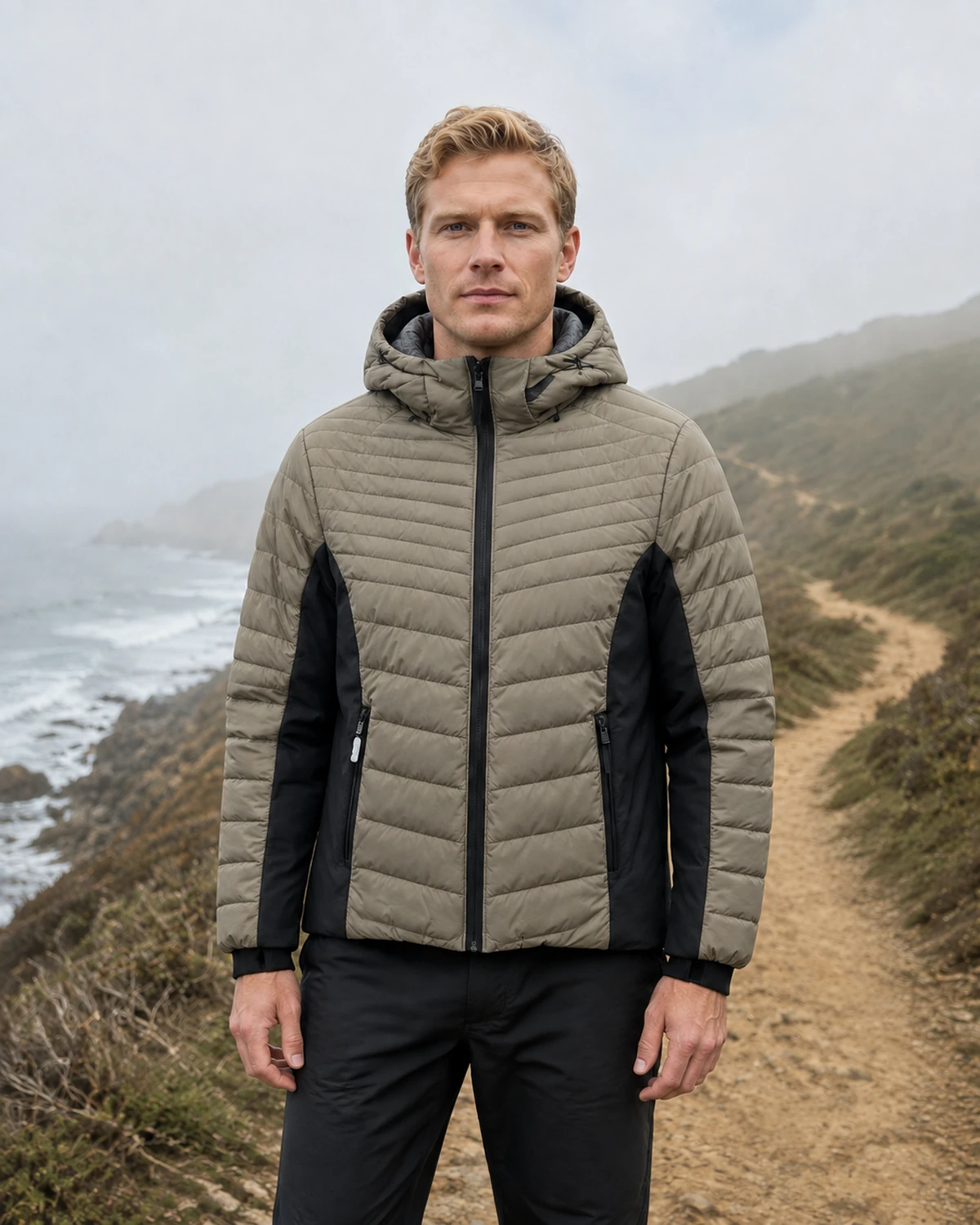Colorblock Hooded Jacket