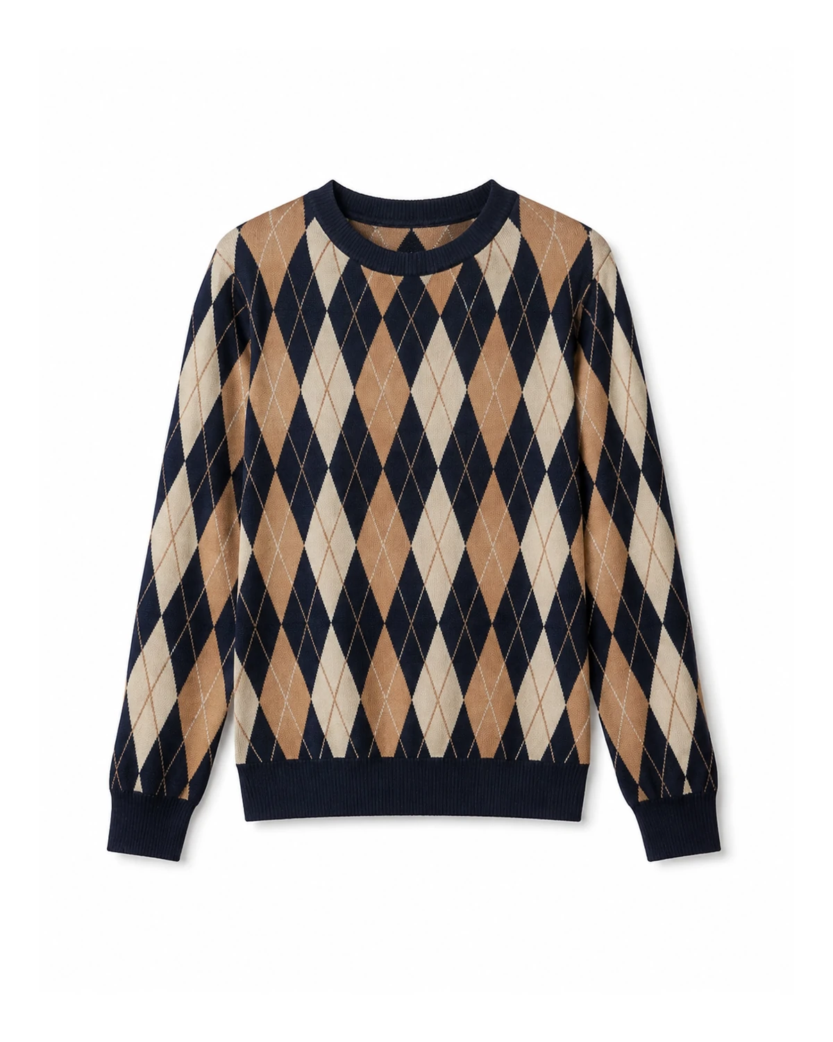 Argyle Crewneck Sweater