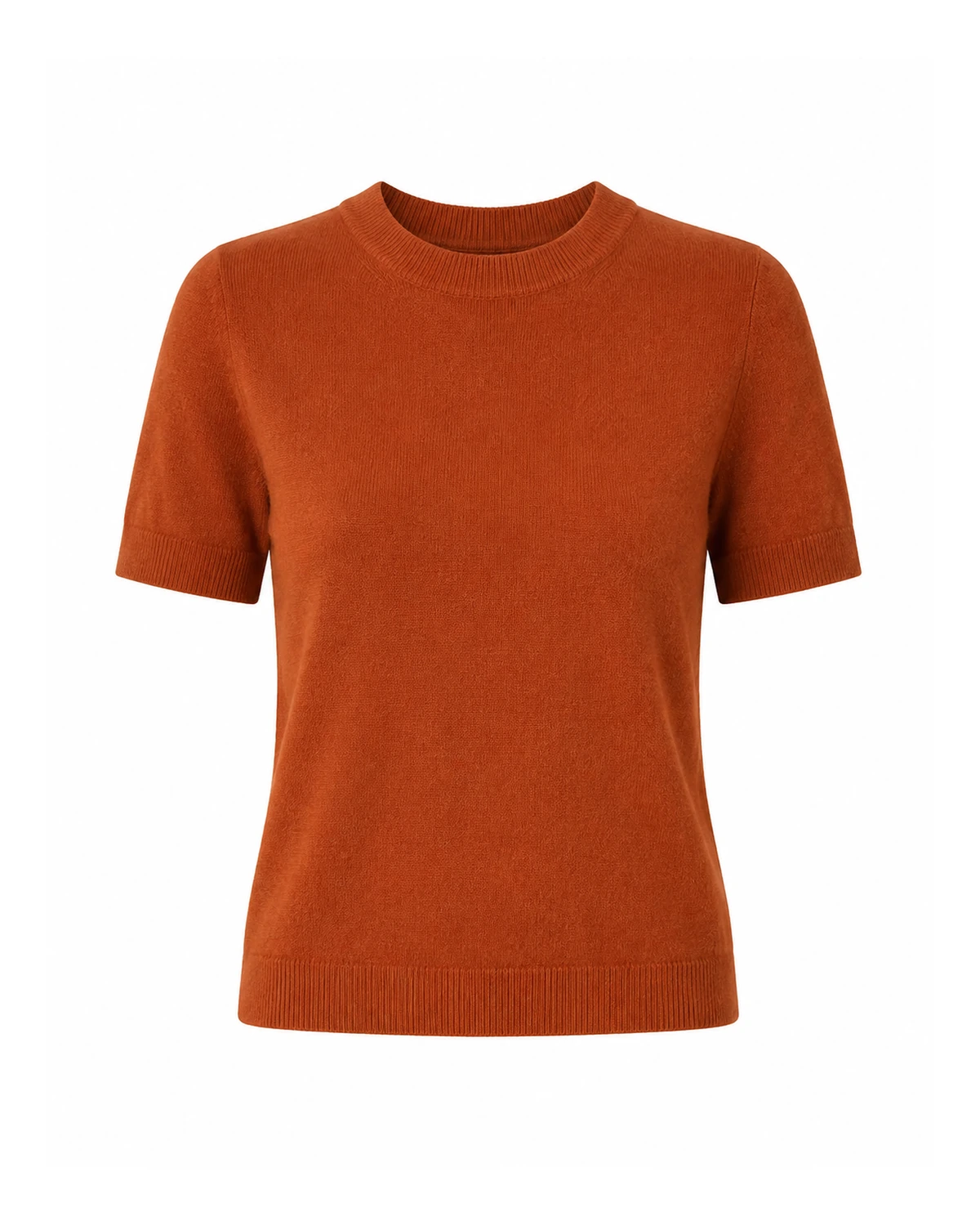 Short-Sleeve Fine-Gauge Top