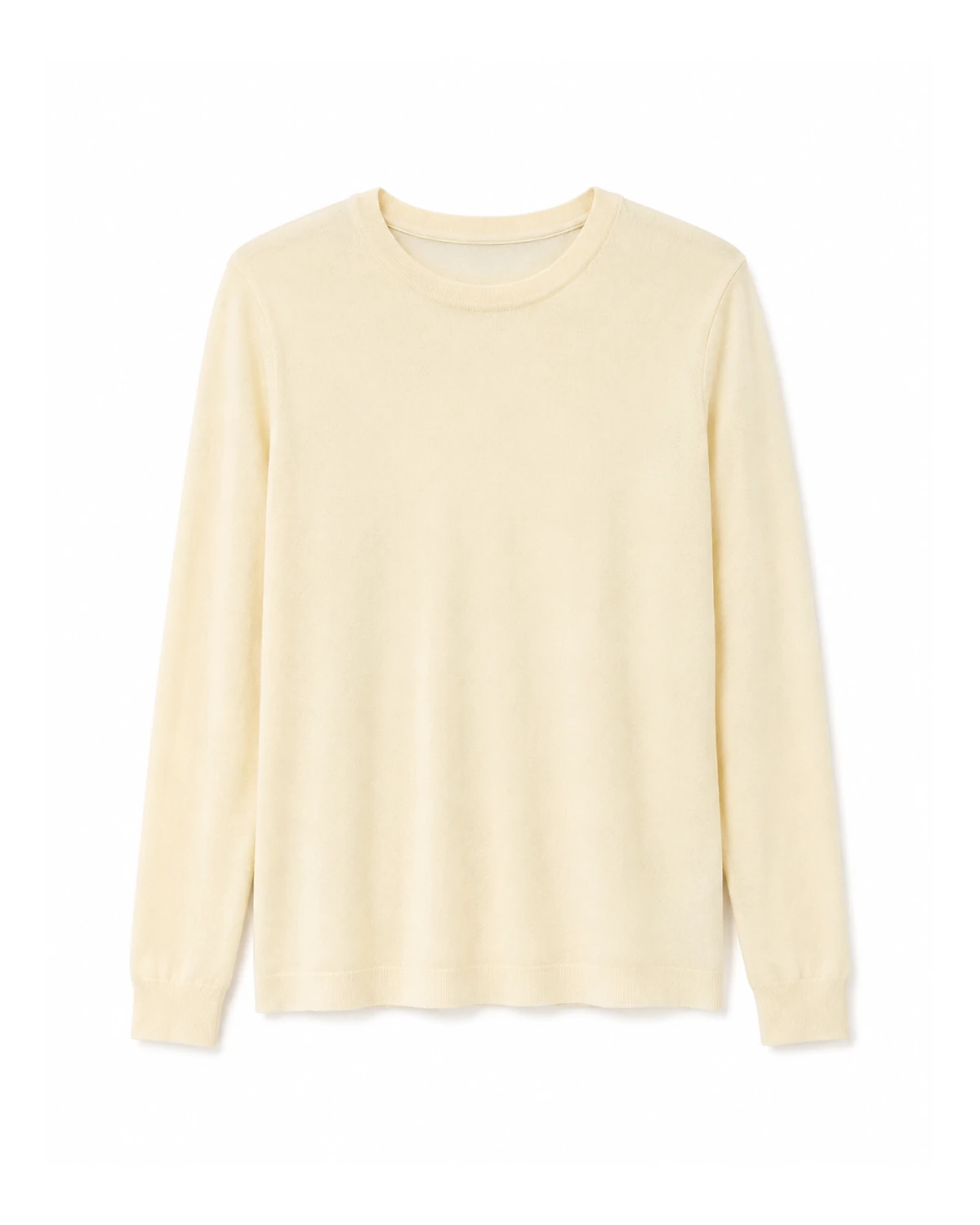 Fine-Gauge Crewneck Sweater