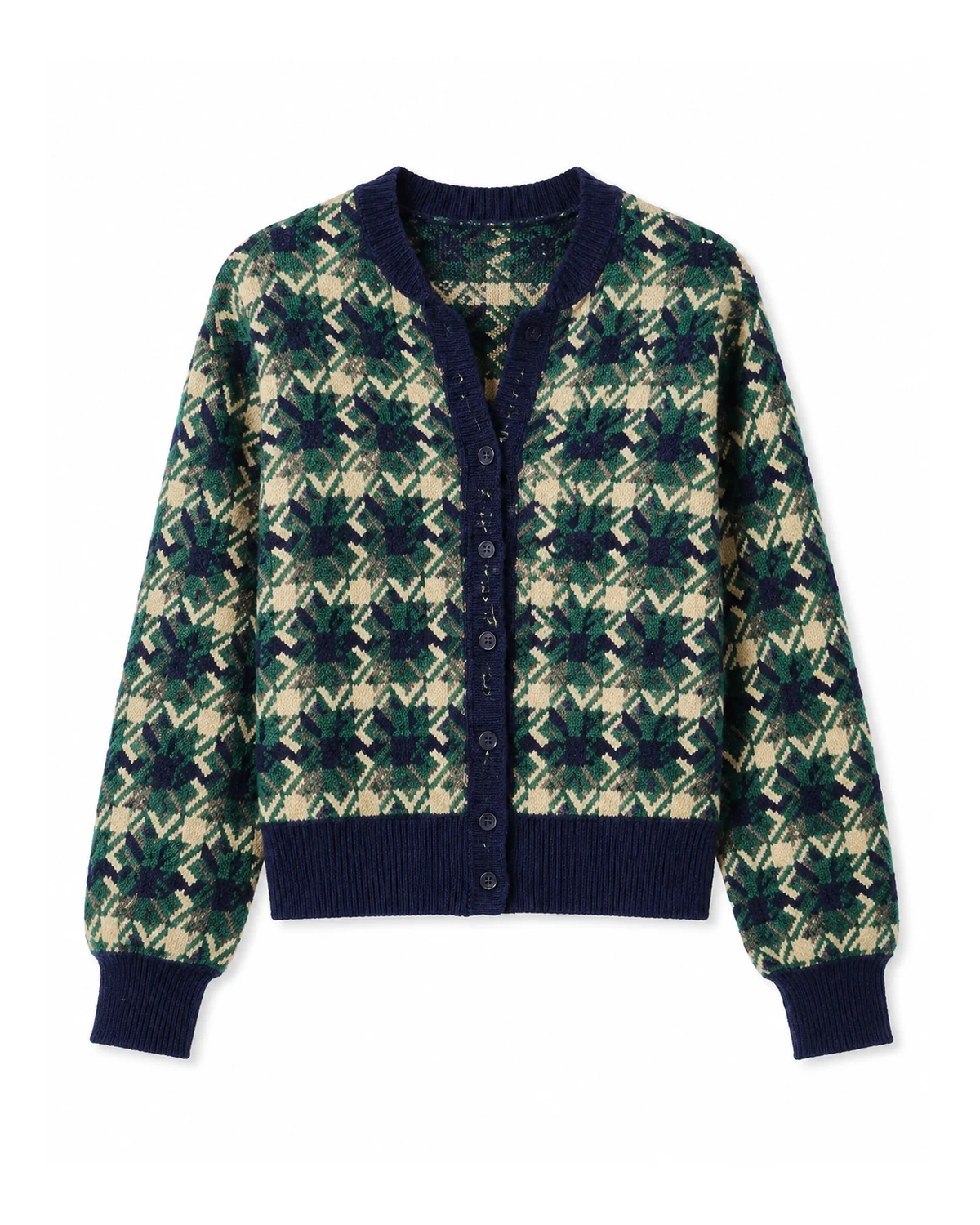 Patterned Cardigan