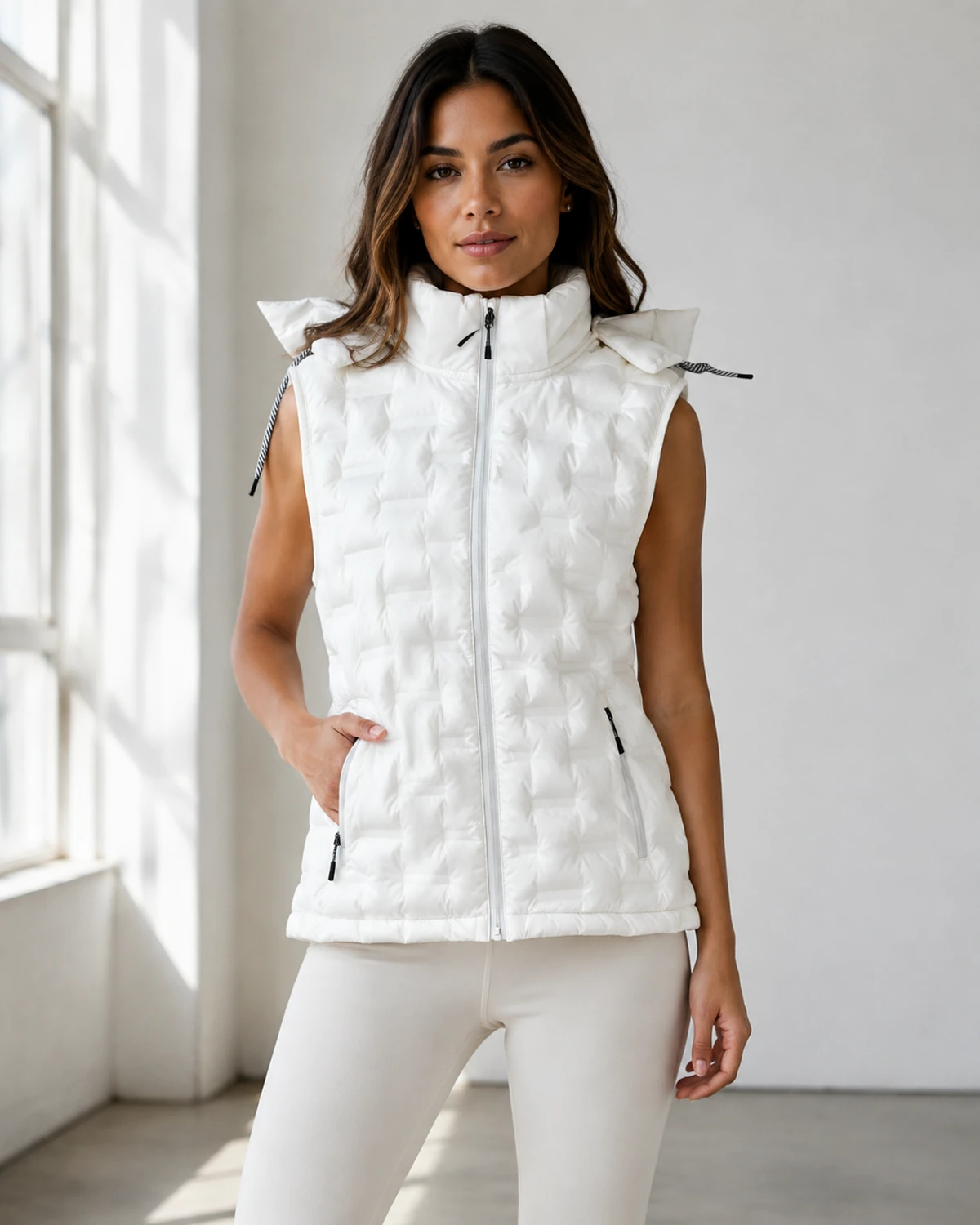 Longline Puffer Vest