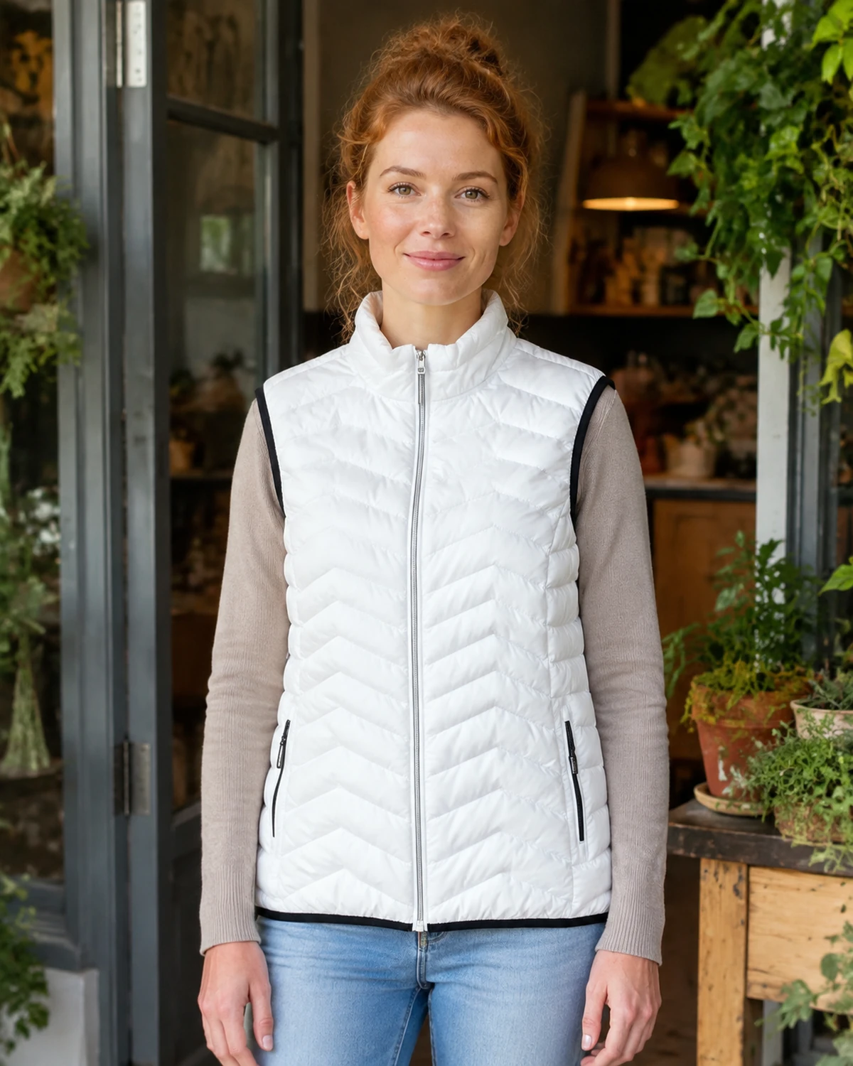 Longline Quilted Vest