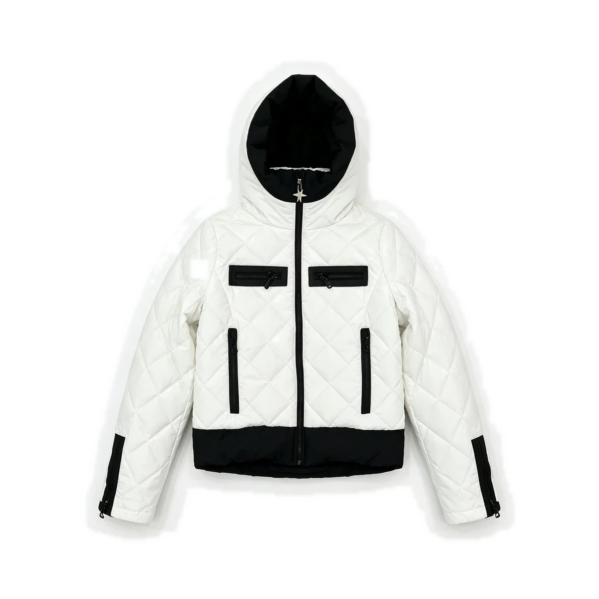 Contrast Hooded Jacket