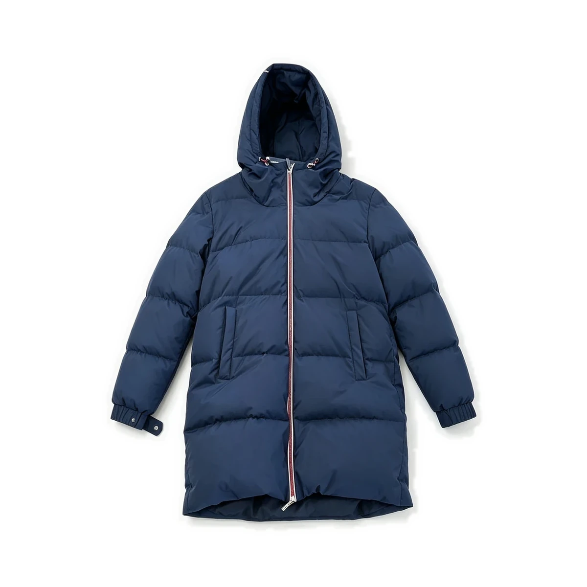Long Hooded Puffer Coat