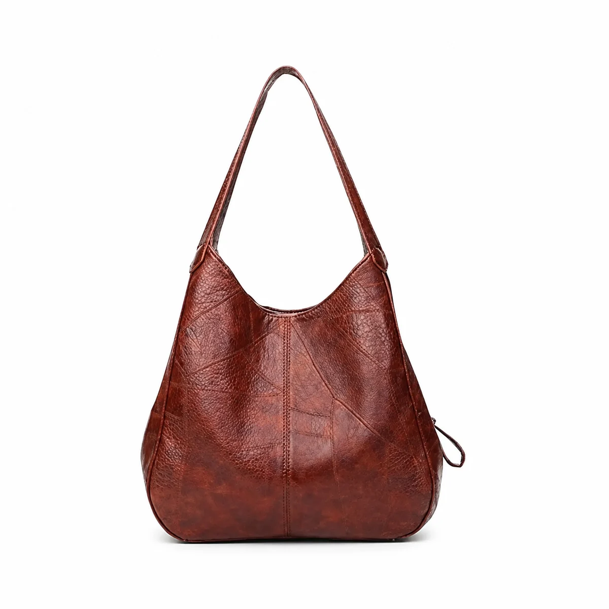 Sac hobo souple effet cuir