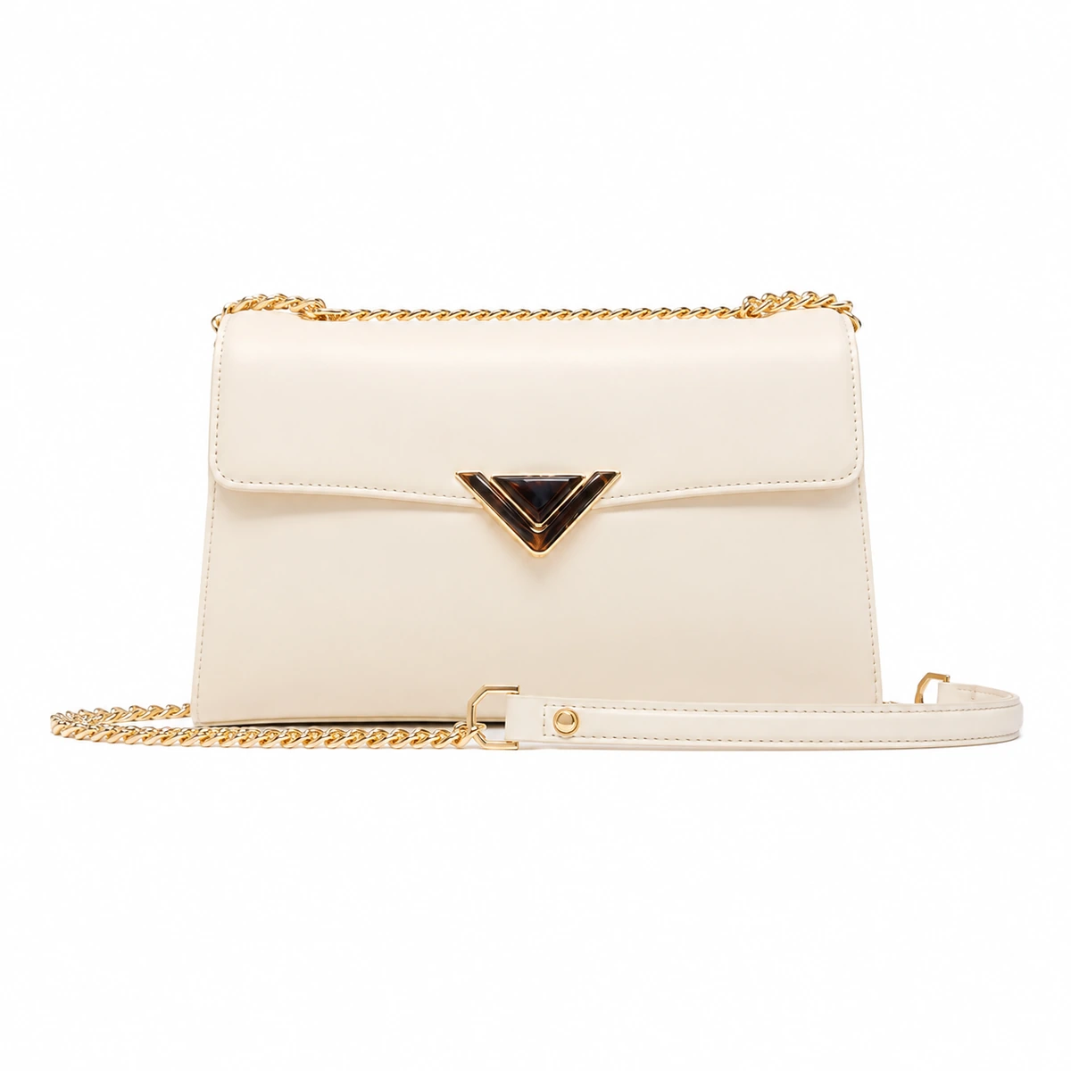 Sac épaule minimaliste à chaîne