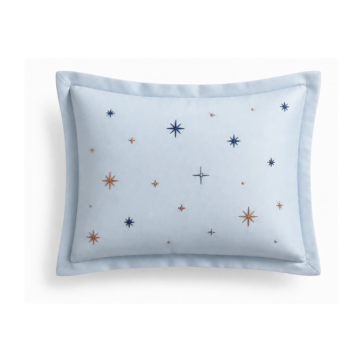 Almofada com bordado de estrela