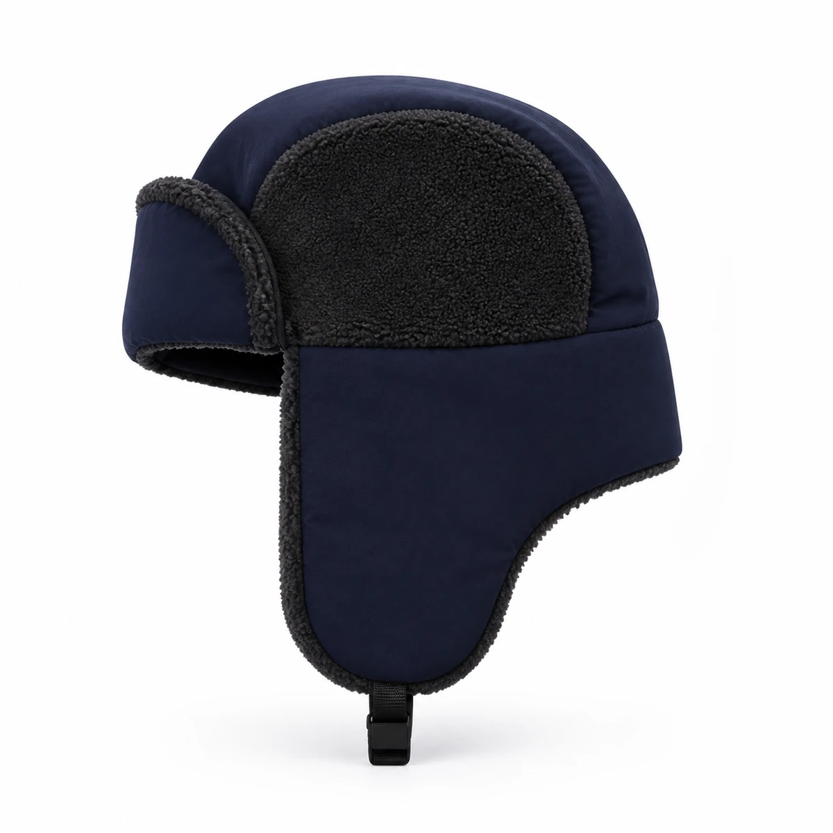 Gorra Invernal Azul con Orejeras