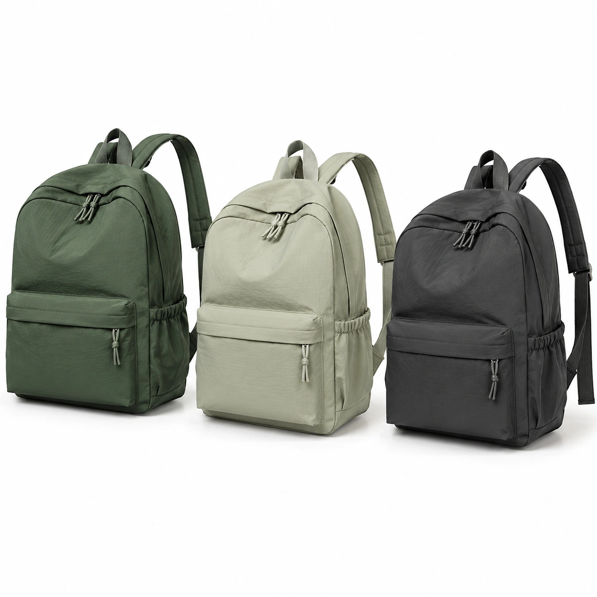 Conjunto leve de mochilas dobráveis