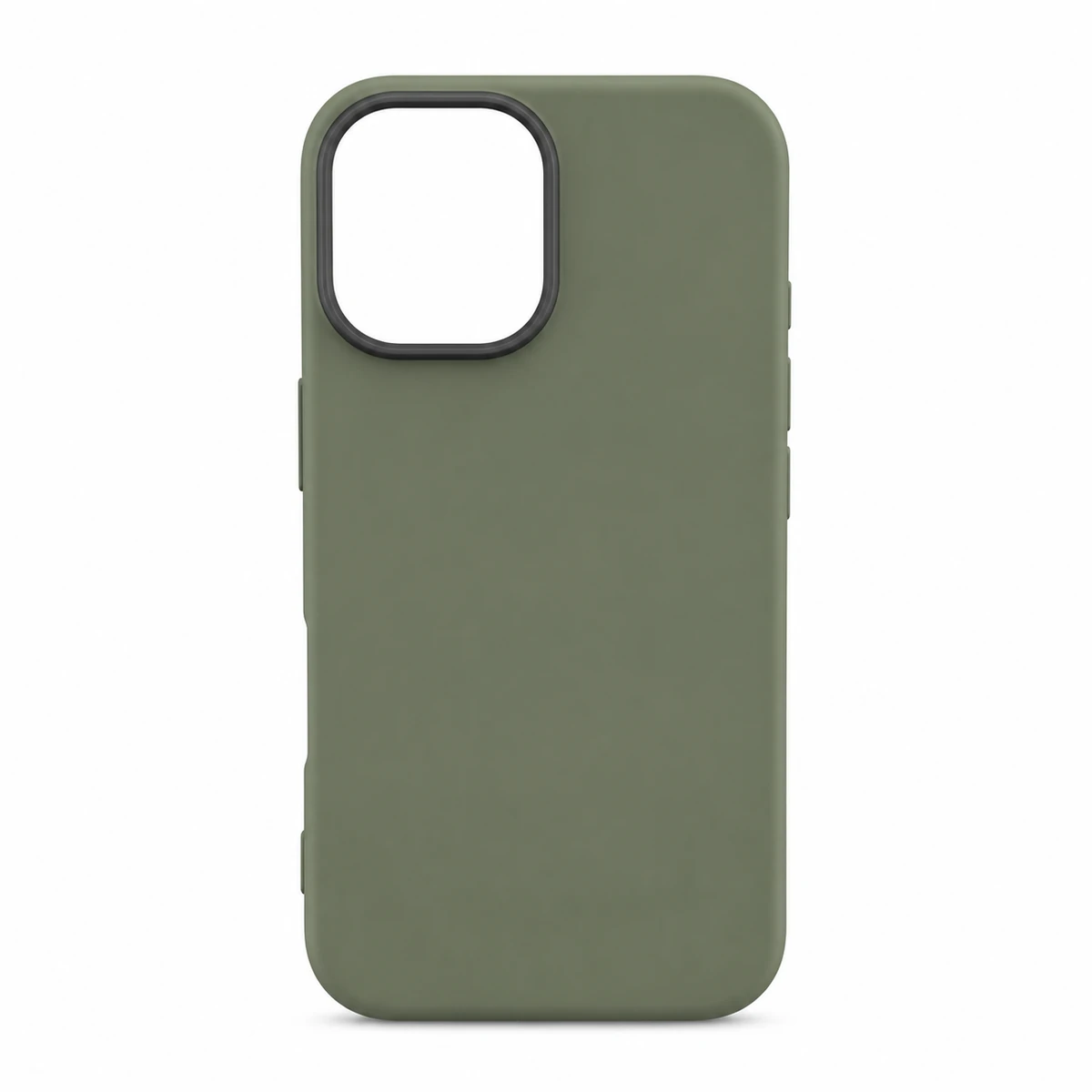 Minimalistyczne etui na telefon w oliwkowym kolorze